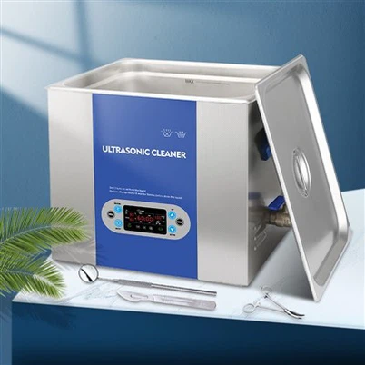 Limpiador ultrasónico ajustable con potencia LCD